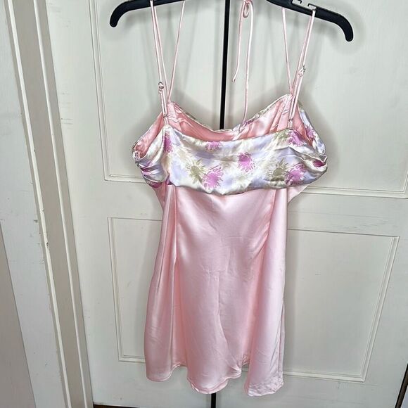 Princess Polly ALLERY MINI DRESS PINK Floral Size 10 Nwot - Picture 8 of 9